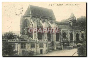 Old Postcard Elbeuf Church of Saint Etienne