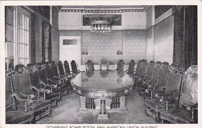 Washington D C Governing Board Room Pan American Union Building