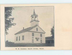 Pre-1907 CHURCH South Athol - Near Amherst & Worcester Massachusetts MA G4489