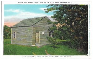 Lincoln and Berry Store, New Salem State Park, Petersburg, Illinois, unused