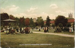 Pump Room Gardens Leamington England UK Unused Postcard G78