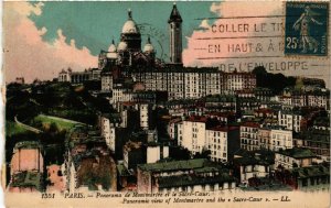 CPA Paris 18e Panorama de Montmartre et le Sacré Coeur (283977)