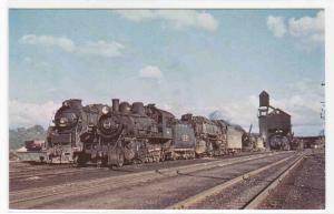 Louisville Nashville Railroad Train Corbin Kentucky postcard