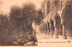 Cour du Palais de Justice Liege Belgium Unused 