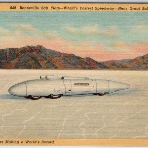 1938 Great Salt Lake Bonneville Flat John Cobb Railton Special Speed Record A226