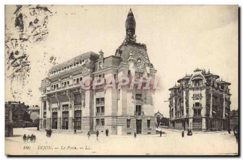 Carte Postale Ancienne Poste Dijon