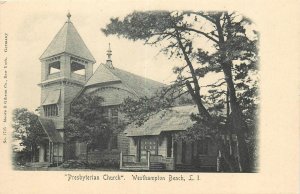 c1905 Long Island New York Presbyterian Church Westhampton Postcard 25-9584