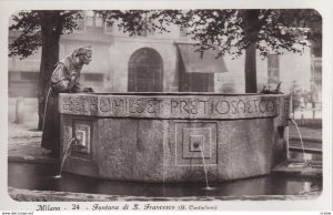 RP; MILANO, Lombardia, Italy, 1920-1940s; Fontana Di S. Francesco