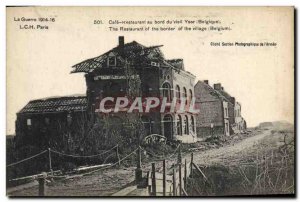 Old Postcard Militaria Bridge Oreil destroyed