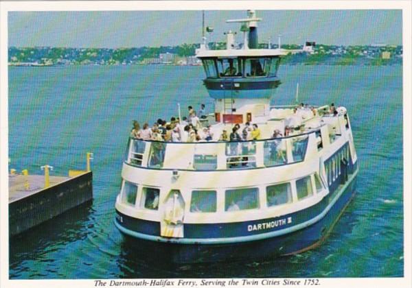 Canada Halifax The Dartmouth-Halifax Ferry Oldest Salt Water Ferry Service In...