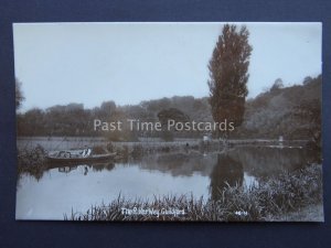 Surrey GUILDFORD The River Wey c1909 Old RP Postcard