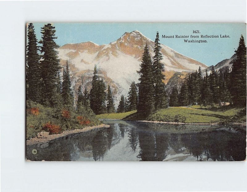M-190852 Mount Rainier from Reflection Lake Washington USA