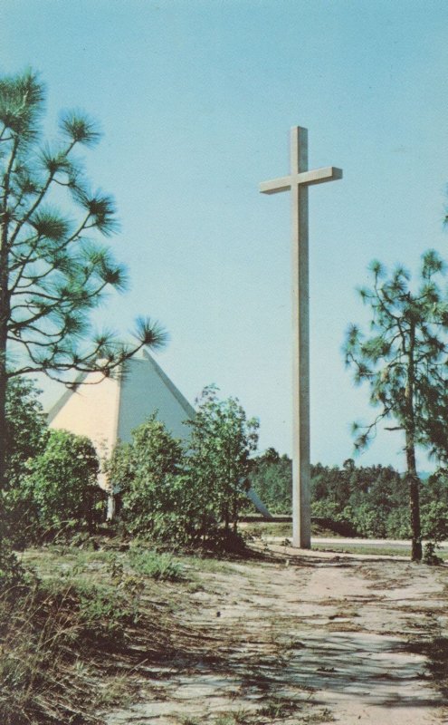 Convent Of St Helena Augusta Georgia USA Crucifix Postcard