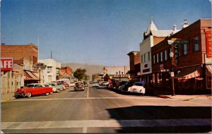 Postcard Street Scene in Carson City, Nevada