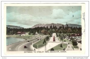 RP; Entrance to Stanly park , Vancouver , B.C. , Canada ,PU-1953