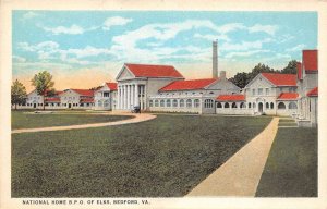 Bedford Virginia National Home Benevolent Order Of Elks,  White Border PC U5139