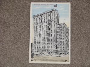 Whitehall Building, NY, unused vintage card