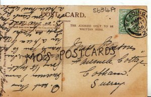 Genealogy Postcard - Parsons - Fairmile Cottage - Cobham - Surrey - Ref 5634A