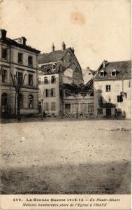 CPA MILITAIRE La Grande Guerre-En Haute-Alsace, Maisons Bombardées (315930)