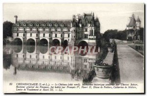 Old Postcard Chenonceaux The Castle Historical Monument