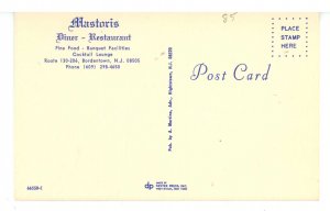 NJ - Bordentown. Mastoris Diner ca 1970