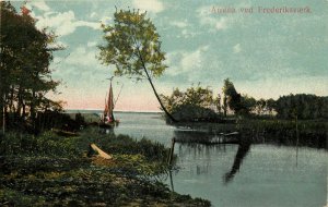 c1910 Vintage Postcard; Denmark, Arresø ved Frederiksvaerk, unposted