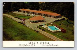 Skylit Motel Cartersville Georgia Vintage Posted 1959