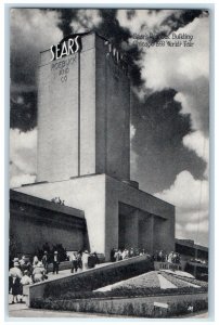 1933 Exterior View Sear Roebuck Building Chicago Worlds Fair Illinois Postcard