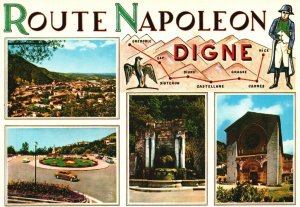 Postcard Paysages De France Digne Basses-Alpes Route Napoleon France