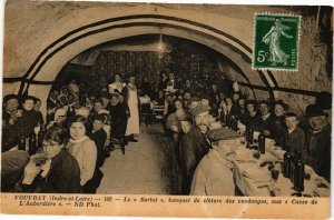 CPA VOUVRAY - Le Berlot banquet de cloture des vendages (211076)