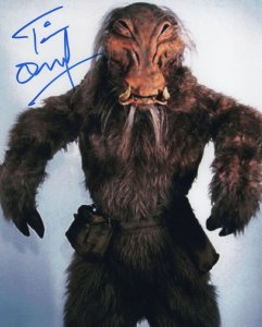 Tim Dry Whiphid Large Star Wars 10x8 Hand Signed Photo