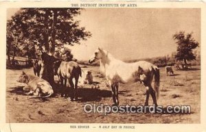 Horse Detroit Institute of Arts Rosa Bonheur Unused 