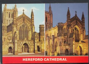 Herefordshire Postcard - Views of Hereford Cathedral     RR5376