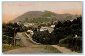 c1910 Mount Eden From Epsom Auckland New Zealand Antique Unposted Postcard
