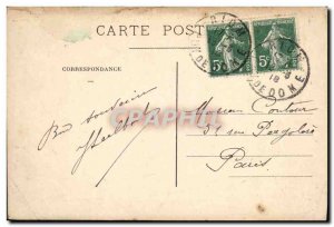 Old Postcard Chateau Chazeron