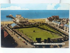 Vintage Postcard The Pier and Waterloo Gardens Bognor Regis Bowls Match 1962