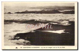 Bagnerres Bigorre Old Postcard The sea of ​​clouds view of the Pic du Midi