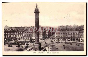 Postcard Old Paris Place Vendome