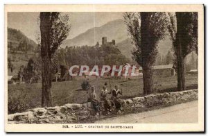 Old Postcard Luz Chateau De Sainte Marie