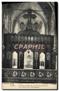 Old Postcard Church Paris Saint Julien The Poor The choir with the iconostasis