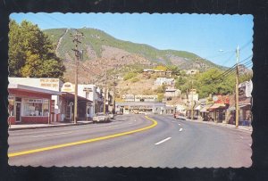 MANITOU COLORADO DOWNTOWN STREET SCENE OLD CARS VINTAGE POSTCARD