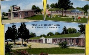 Town and Country Motel and Cafe - Trenton, South Carolina SC  