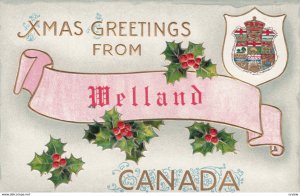 WELLAND , Ontario , Canada , 1900-10s ; XMAS Greetings #3