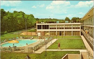 Holiday Inn New Hope Pennsylvania PA Swimming Pool VTG Postcard UNP Unused