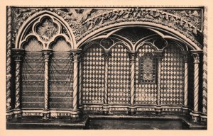 Vintage Postcard 1920's La Sainte Chapelle Haute Un Oratoire Paris France