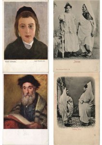 JUDAICA TYPES Mostly NORTH AFRICA 200 Vintage Postcard Pre-1940 (L3155)