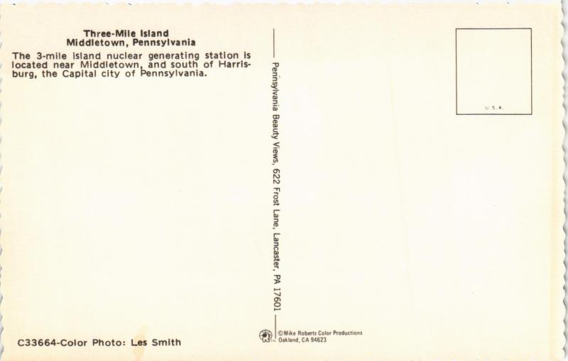 THREE MILE ISLAND MIDDLETOWN PENNSYLVANIA