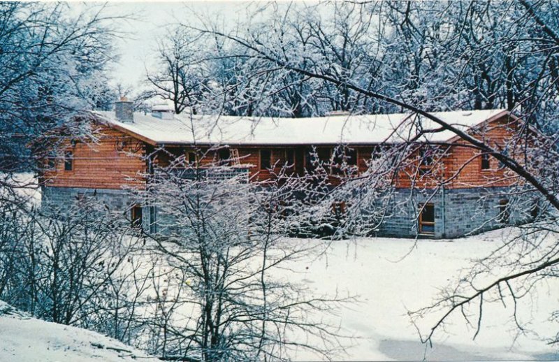 Kingston IL, Illinois - Walcamp Winter View - Lutheran Retreat Center