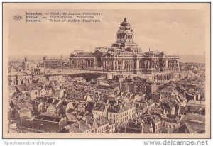 Belgium Brussels Palace Of Justice Panorama