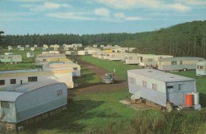 Caravan Site Formby Sefton Lancashire Camp Site Mini 1960s Postcard